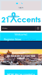 Mobile Screenshot of 21accents.com