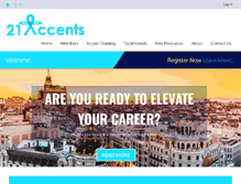 Tablet Screenshot of 21accents.com